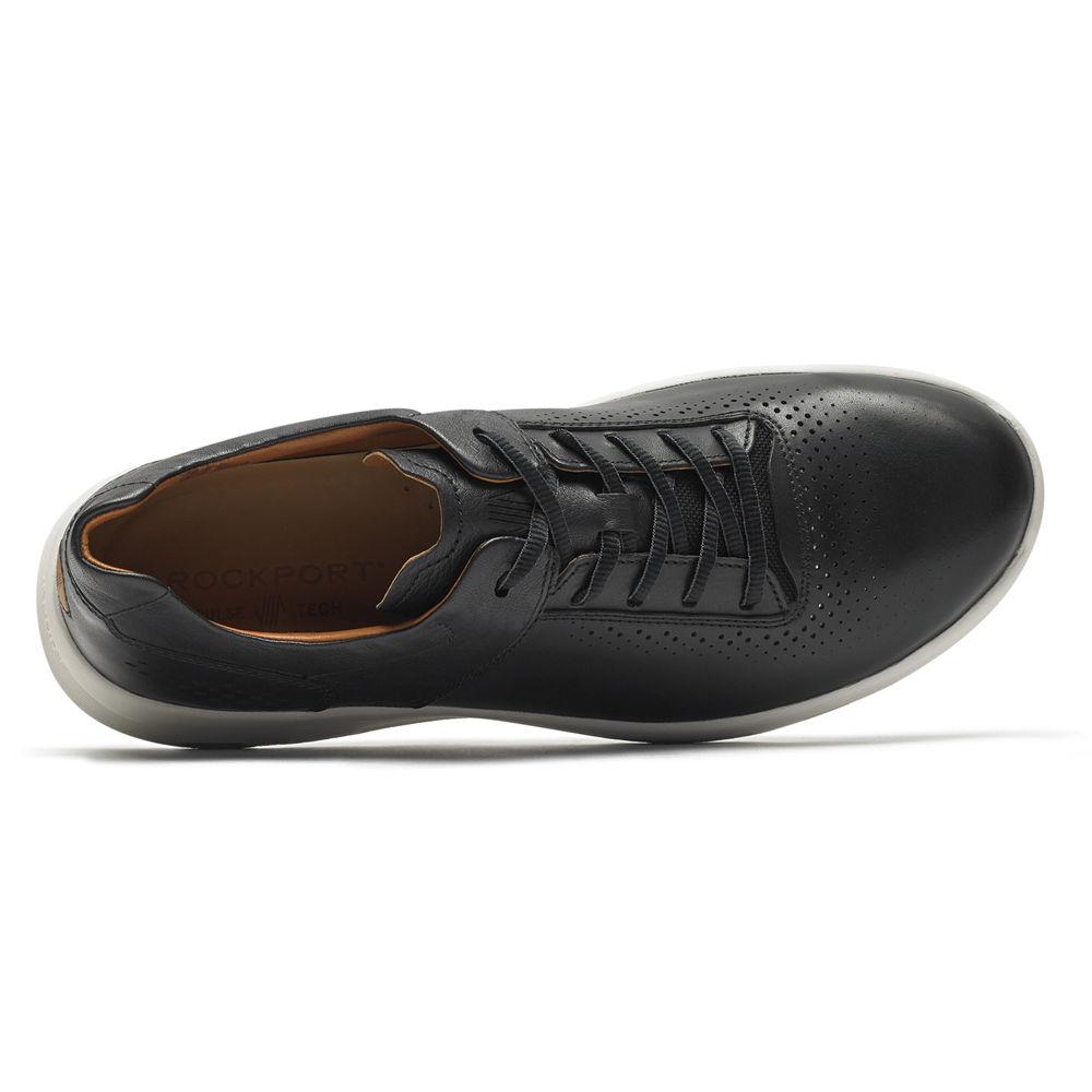 Rockport Joggesko Herre Svart - Pulsetech Plain Toe - AJUC71568